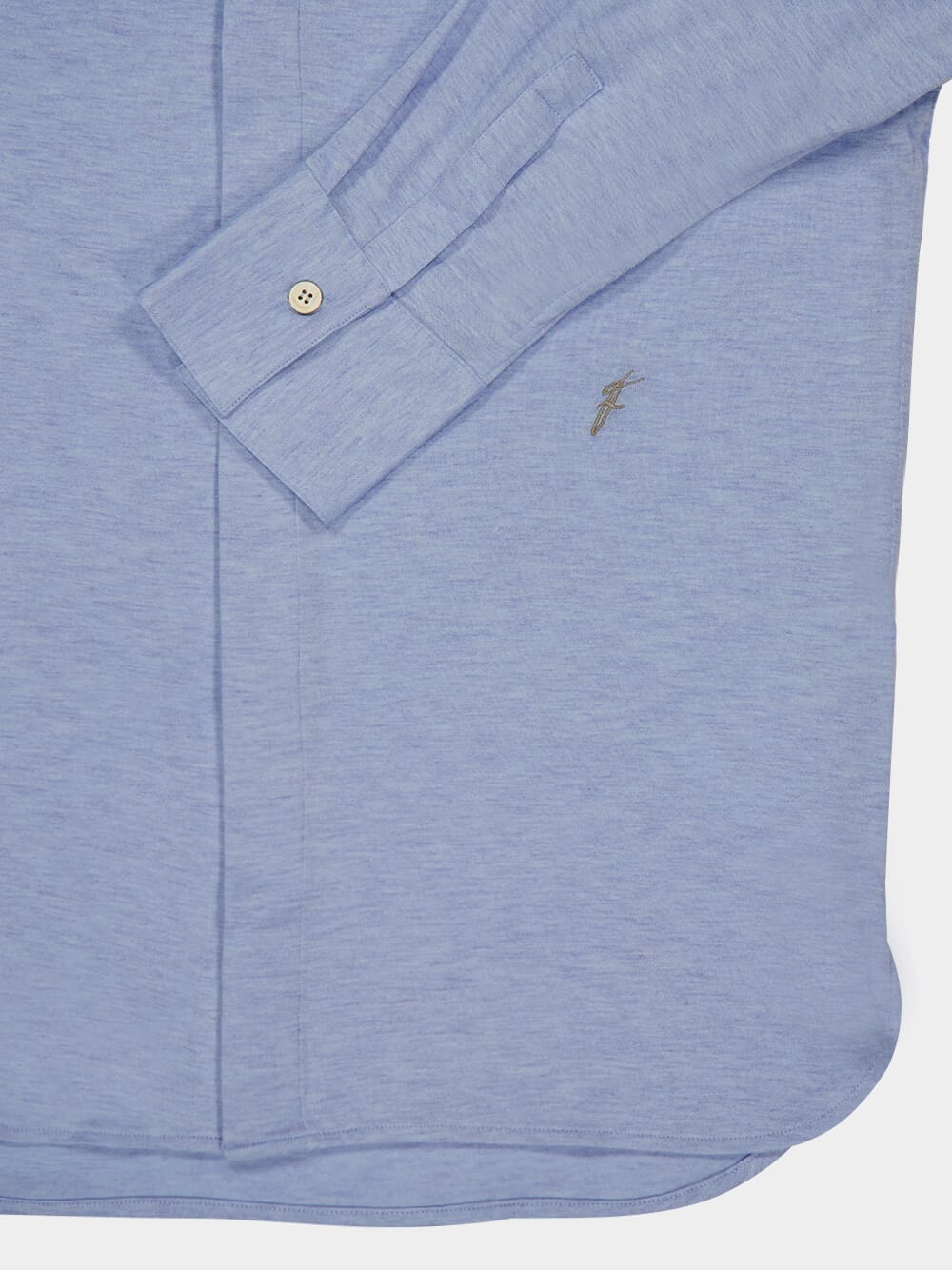 Light Blue Stretch Jersey Shirt