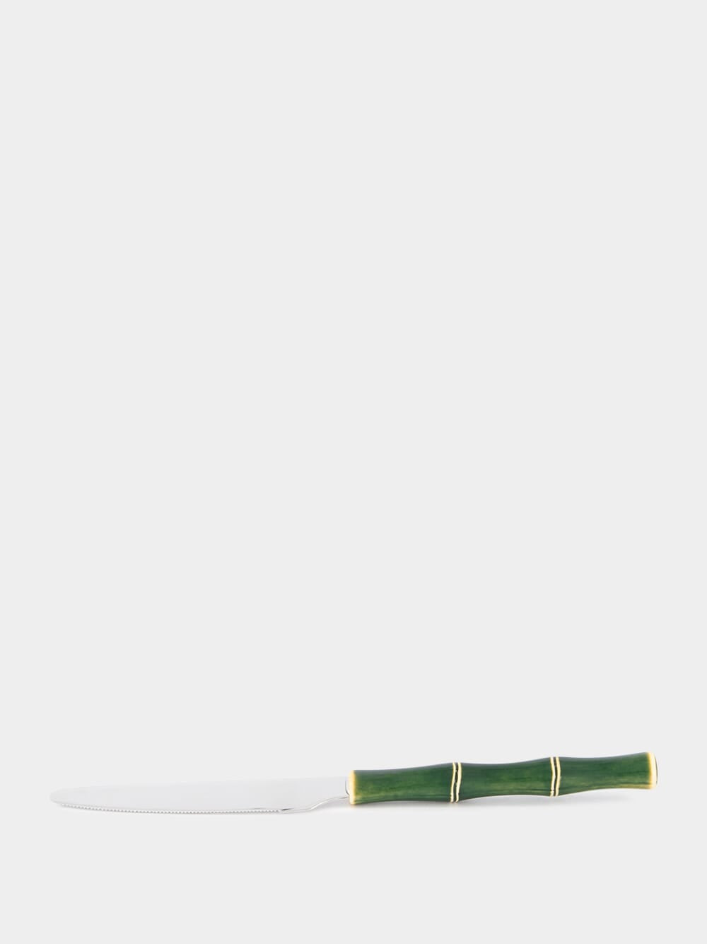 Green Bamboo Dessert Knife