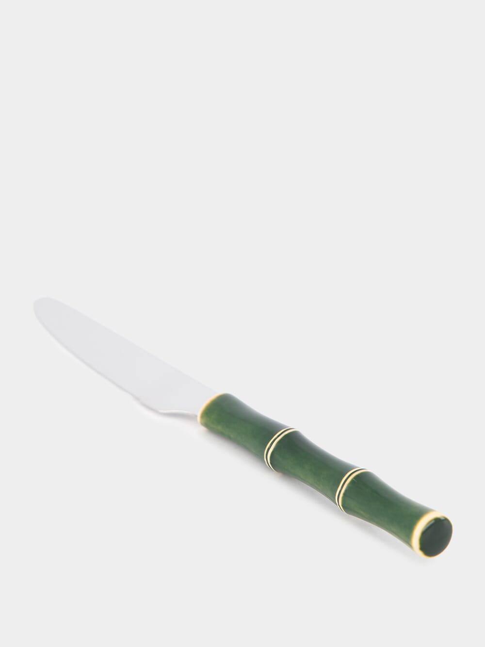 Green Bamboo Dessert Knife