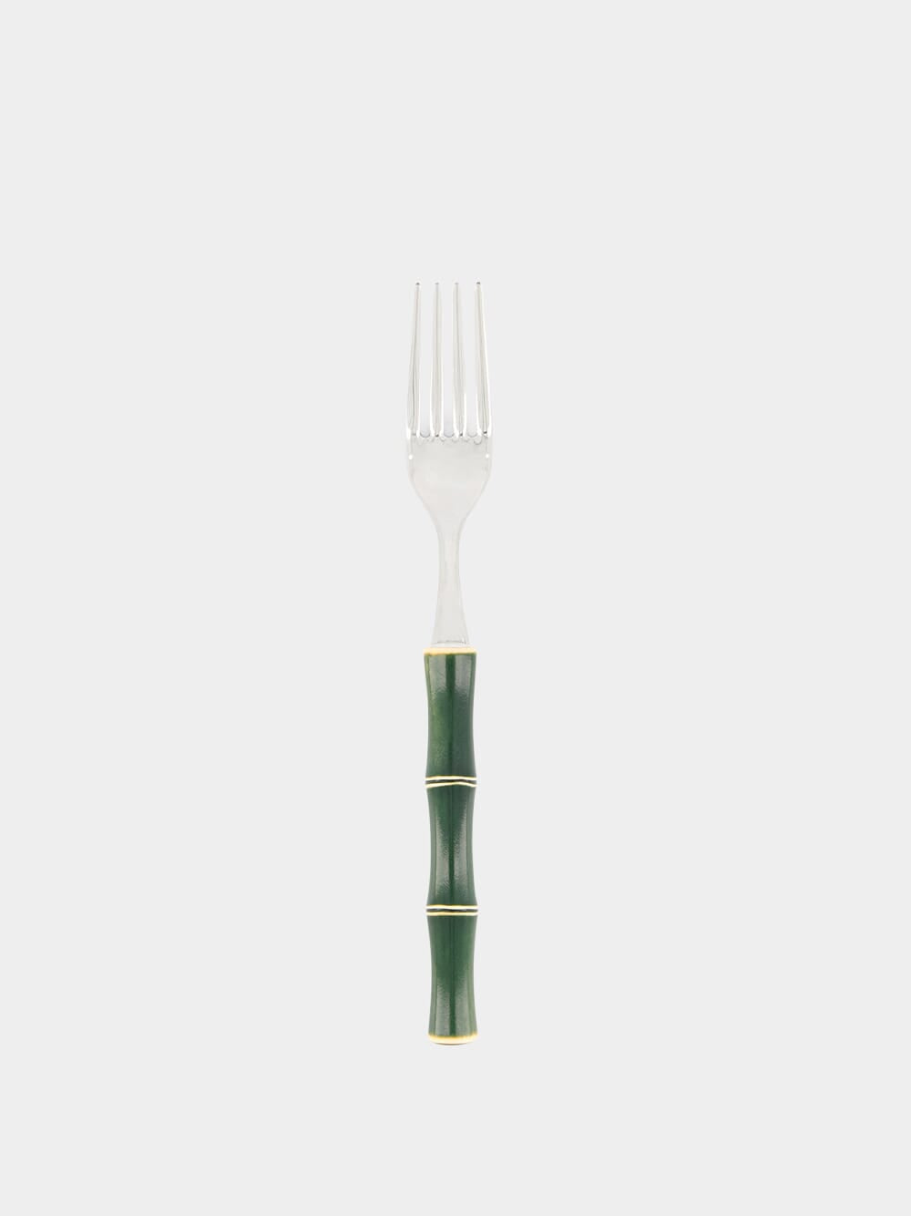 Green Bamboo Dessert Fork