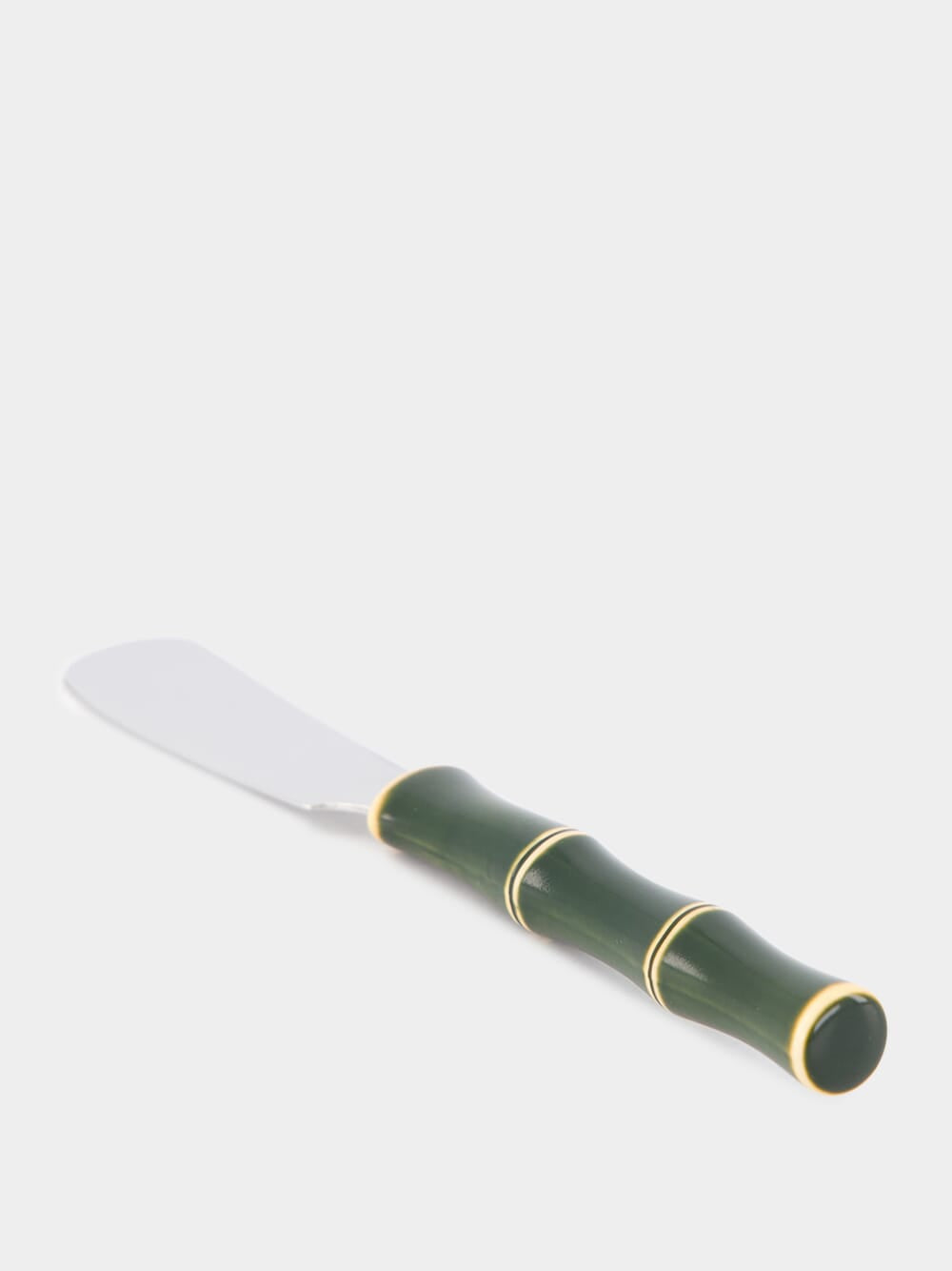 Green Bamboo Butter Knife