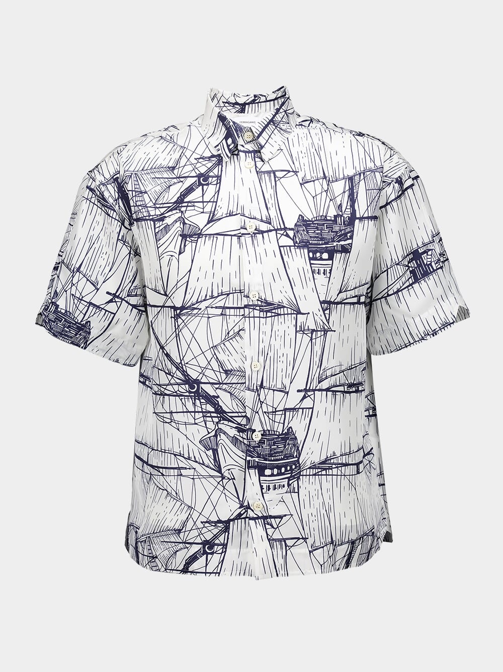 Veliero Print Short Sleeved Shirt