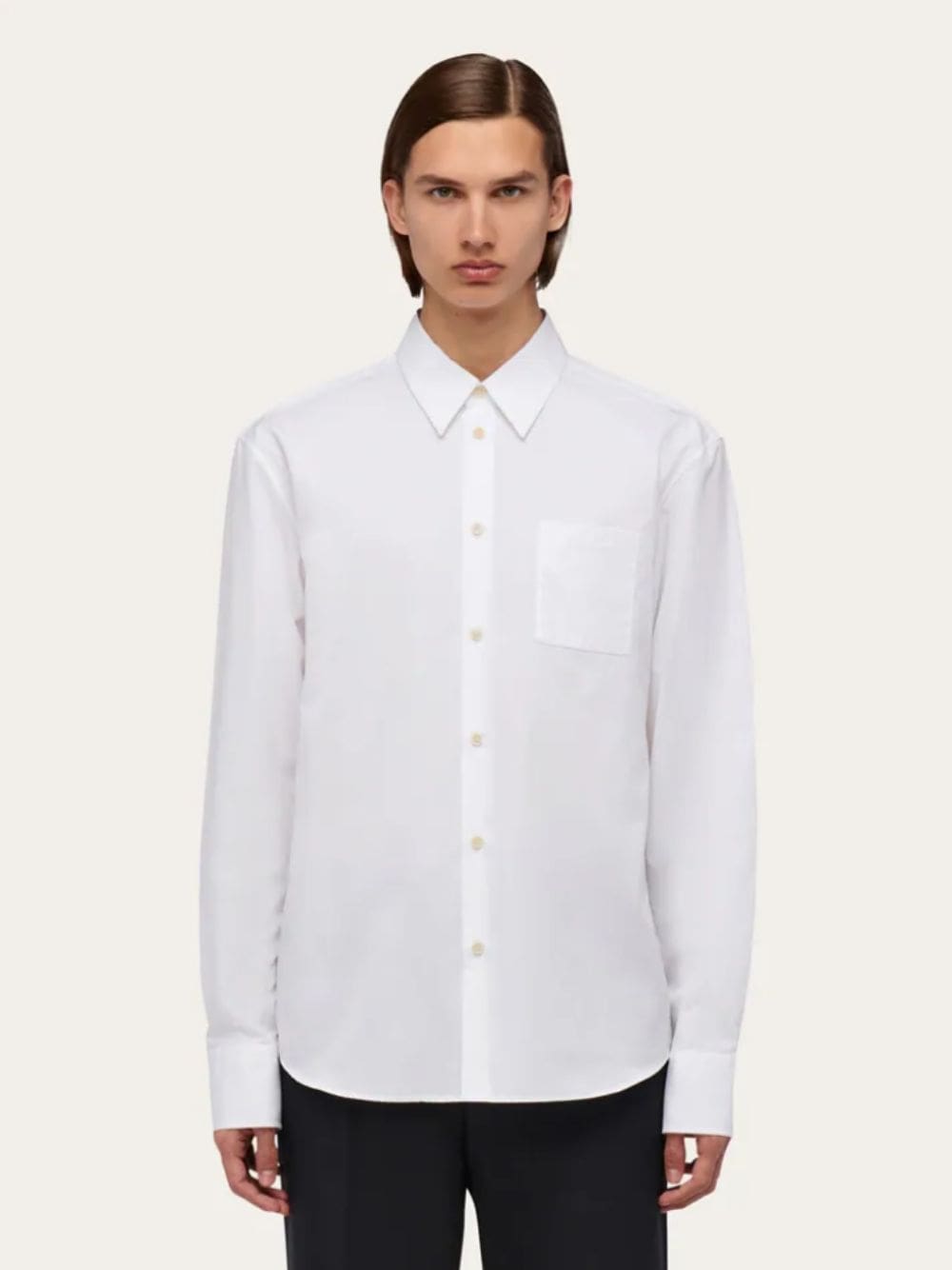 White Organic Cotton Shirt