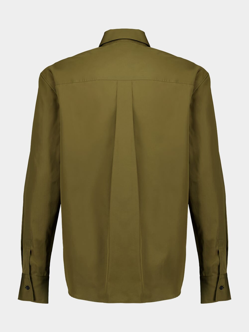 Olive Green Cotton Shirt