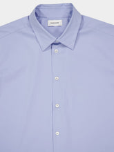 Ferragamo Light Blue Stretch Cotton Poplin Shirt