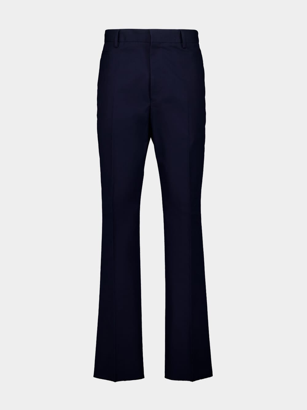 Navy Blue Cotton Canvas Pants