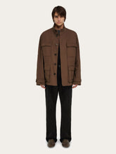 Ferragamo Sement Brown Saharan Jacket