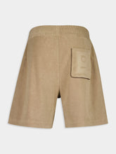 Ferragamo Safari Terry Cotton Monogram Shorts