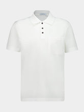 Ferragamo White Cotton Polo Shirt