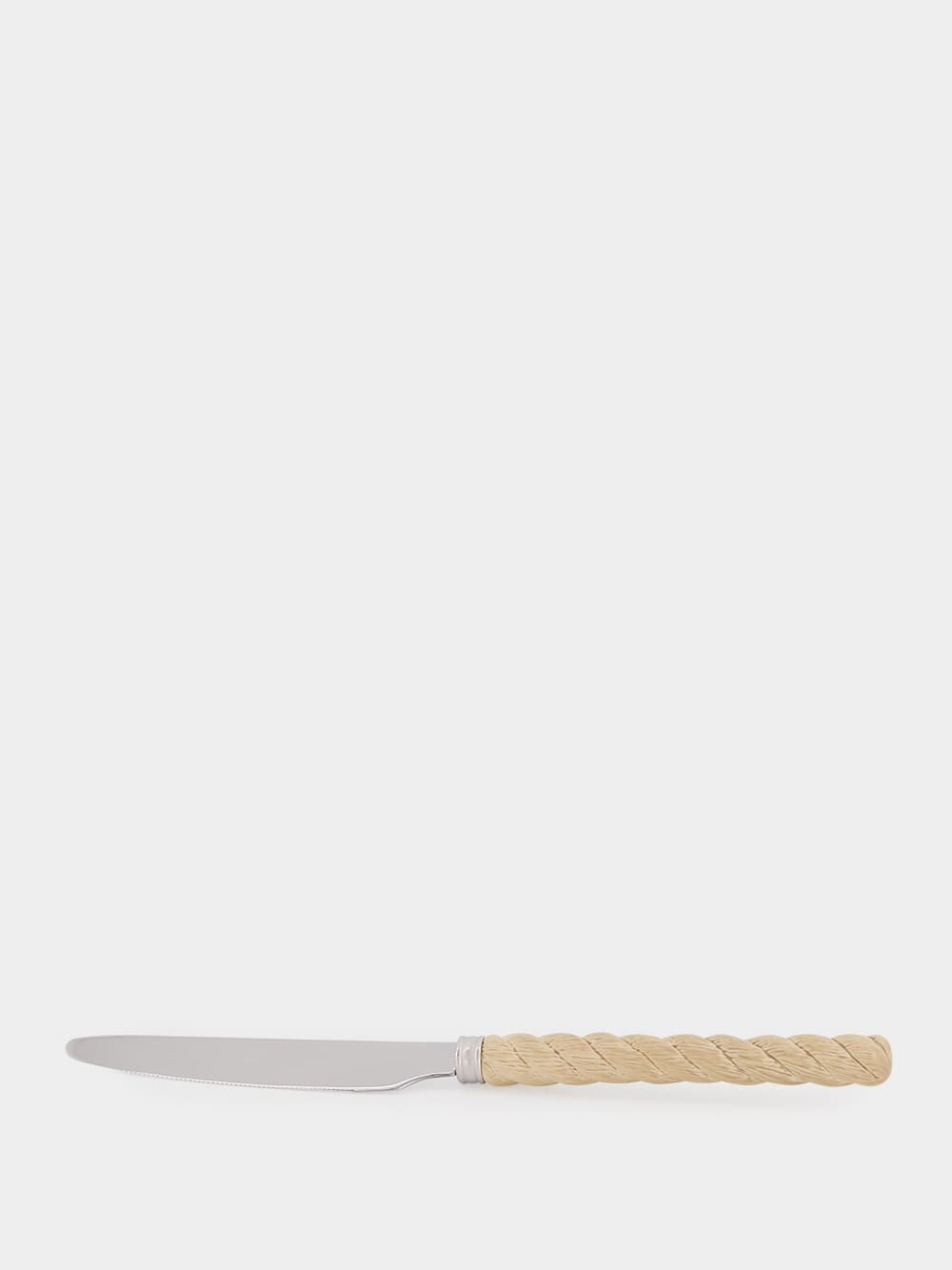 Beige Rope Dessert Knife