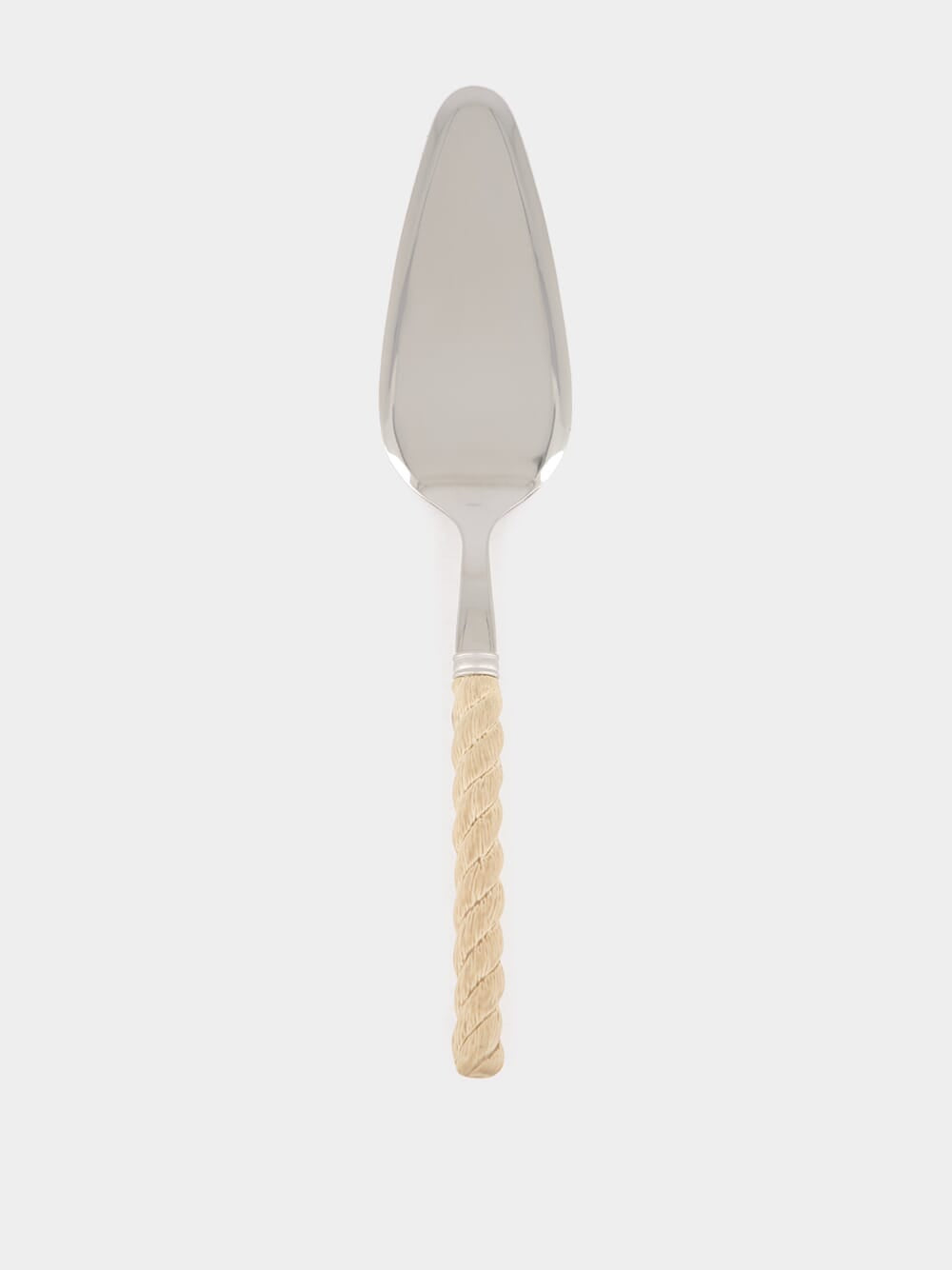 Beige Rope Cake Server