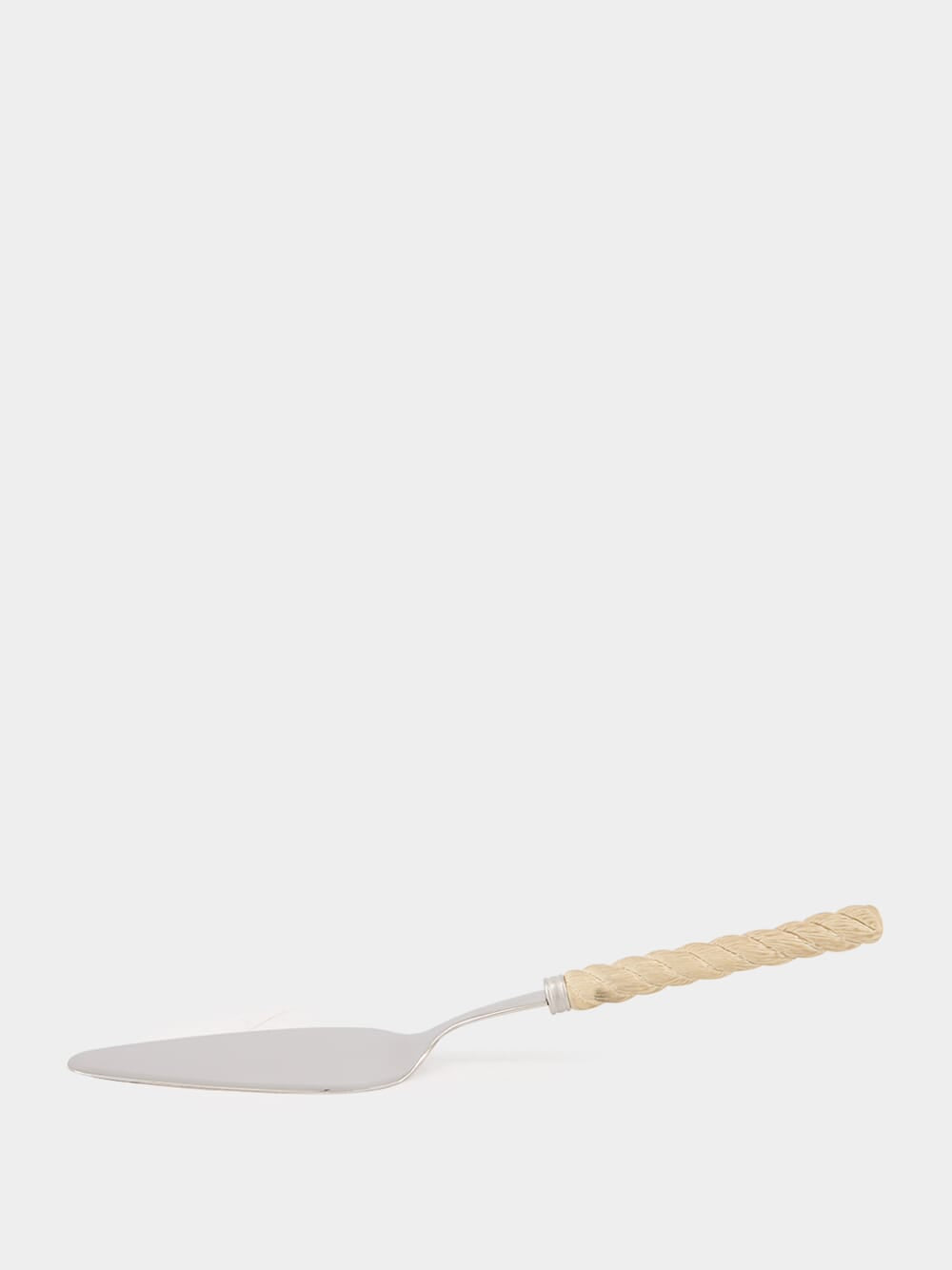 Beige Rope Cake Server