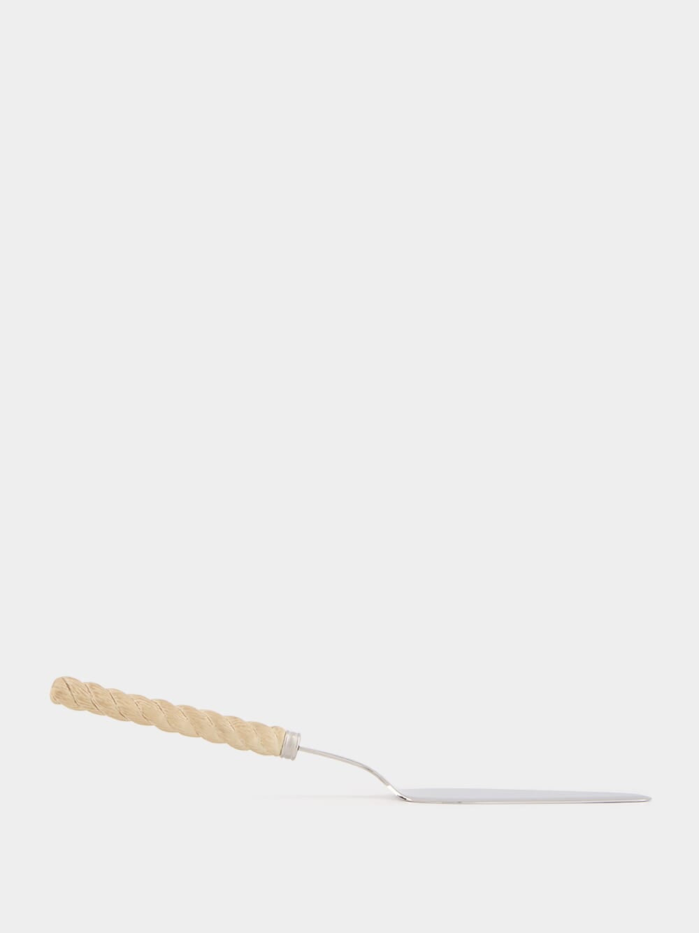 Beige Rope Cake Server