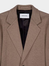 Ferragamo Sand Mélange Jersey Wool Blazer