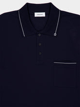 Ferragamo Navy Blue Gancini Polo Shirt