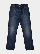 Ferragamo Vintage Blue Five-Pocket Straight-Leg Jeans