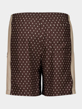 Ferragamo Espresso Silk Bermuda Shorts