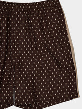 Ferragamo Espresso Silk Bermuda Shorts