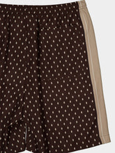 Ferragamo Espresso Silk Bermuda Shorts