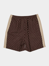 Ferragamo Espresso Silk Bermuda Shorts