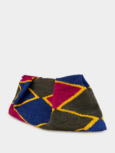 Sensi Studio Multicolour Rhombus Sisal Maxi Pouch