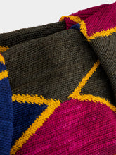 Sensi Studio Multicolour Rhombus Sisal Maxi Pouch