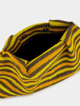 Sensi Studio Striped Sisal Medium Pouch