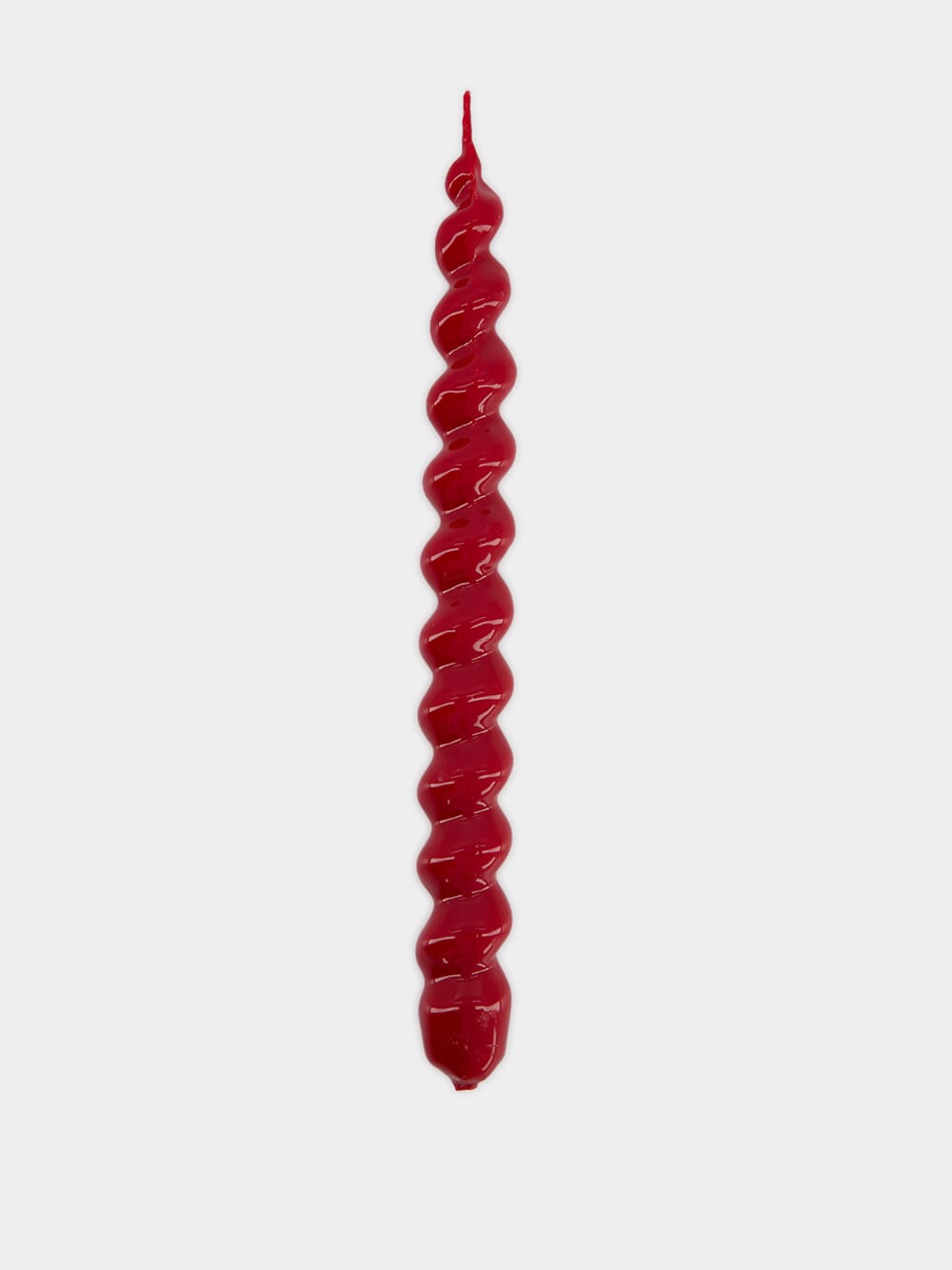 Spiral Red Candle