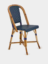 Dark Blue Rattan Chair | PDP - Fashion Clinic