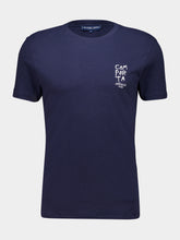 Frescobol Carioca Midnight Blue JNcQUOI Comporta Linen-Blend T-Shirt