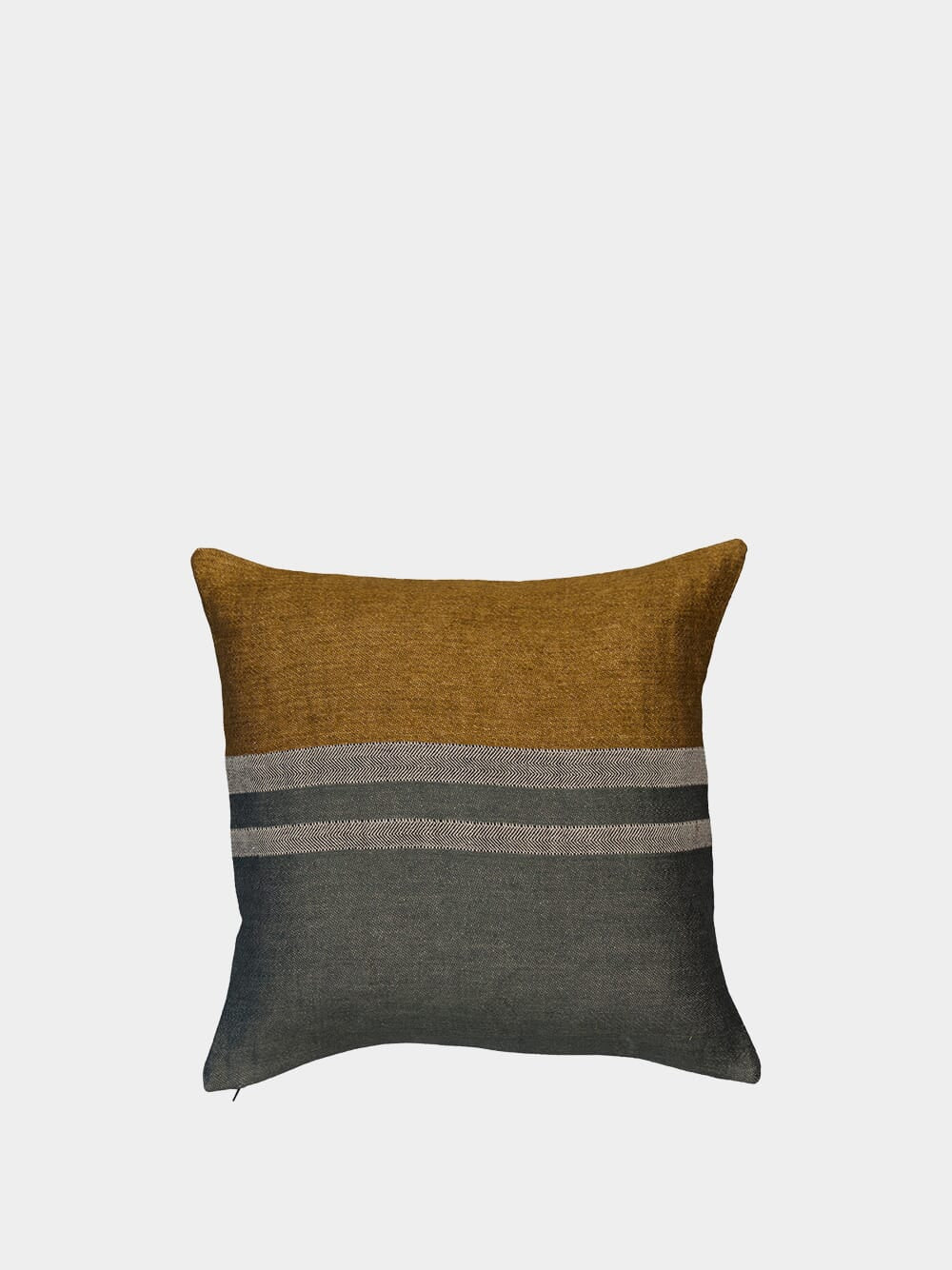 Belgian Linen Striped Cushion Cover