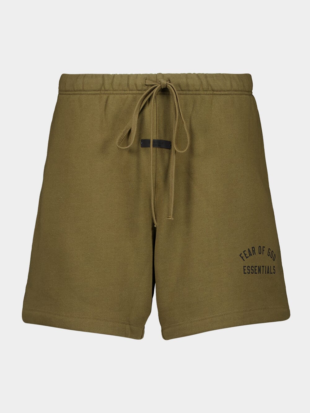 Olive Fleece Soccer Short