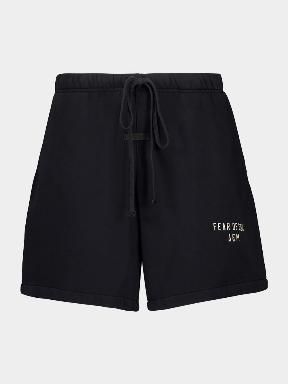 Black Heavy Fleece Soccer Shorts