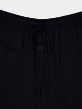 Fear Of God Essentials Jet Black Jersey Cotton Shorts