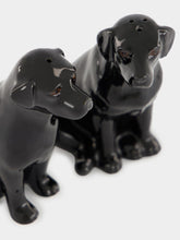 Quail Ceramics Black Labrador Salt and Pepper Set
