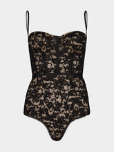 Zimmermann Black Corset Lace Bodysuit