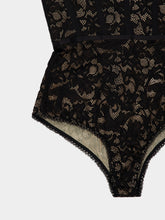 Zimmermann Black Corset Lace Bodysuit