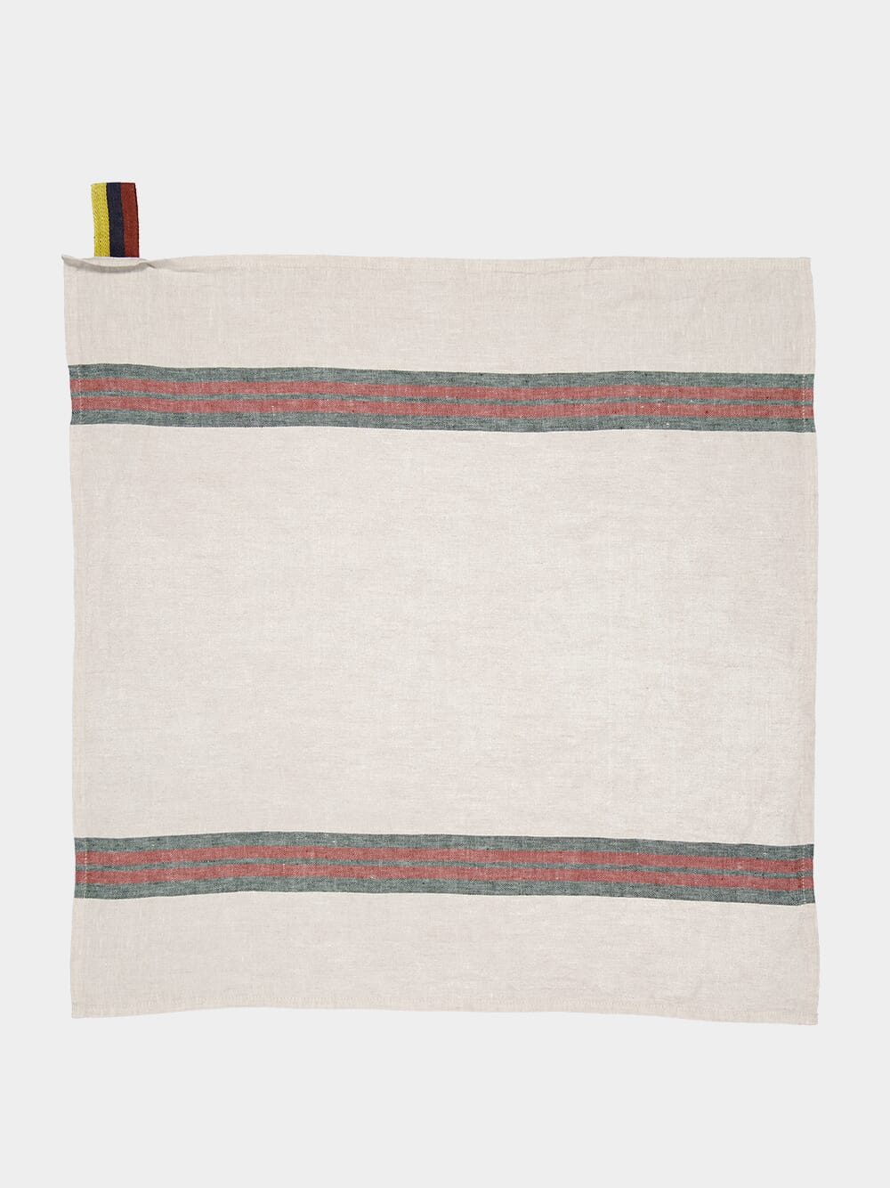 Green Stripe Dock Tea-Towel