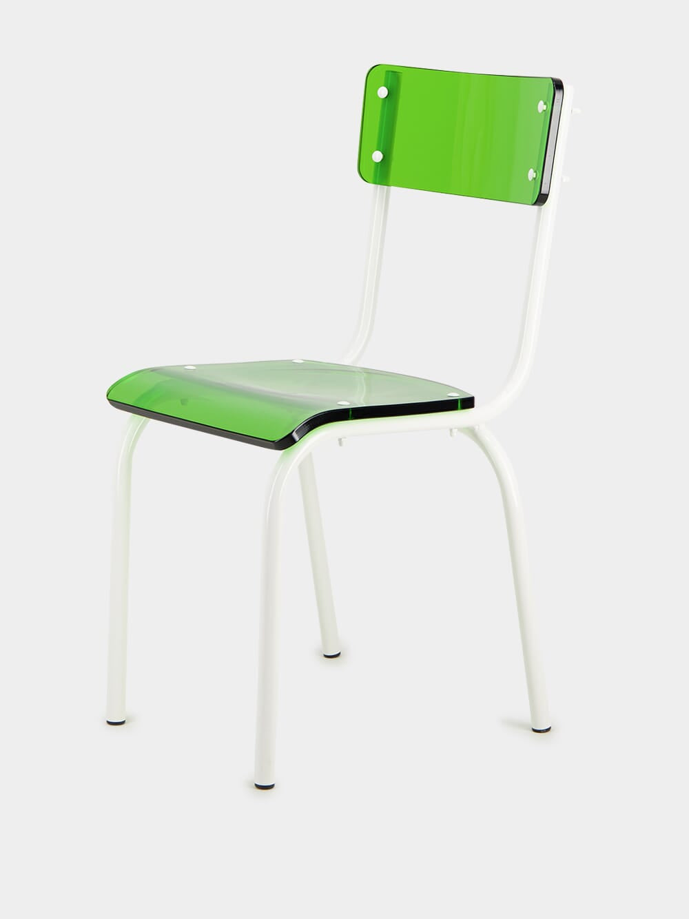 Green Pop Acrylic Glass Chair