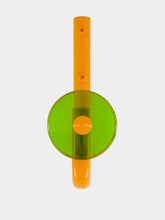 Laurent Badier Orange and Green Acrylic Coat Hook