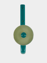 Laurent Badier Peacock Blue and Green Acrylic Coat Hook