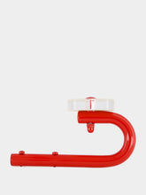 Laurent Badier Red and Cream Acrylic Coat Hook