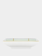 Ginori 1735 Verde Porcelain Diva Square Tray