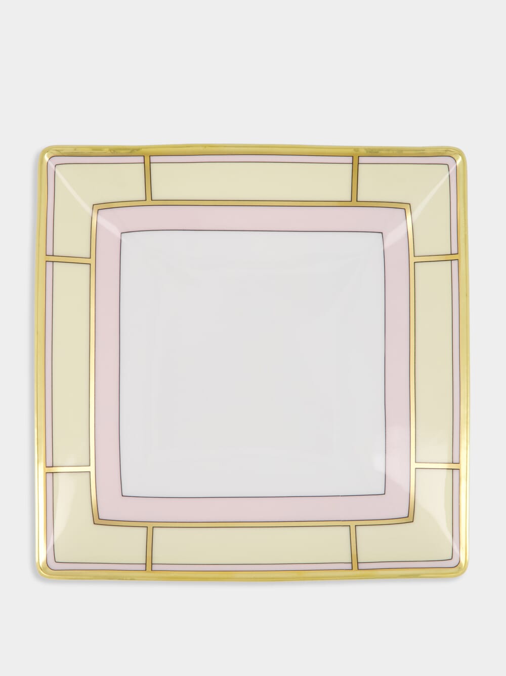 Giallo Porcelain Diva Square Tray