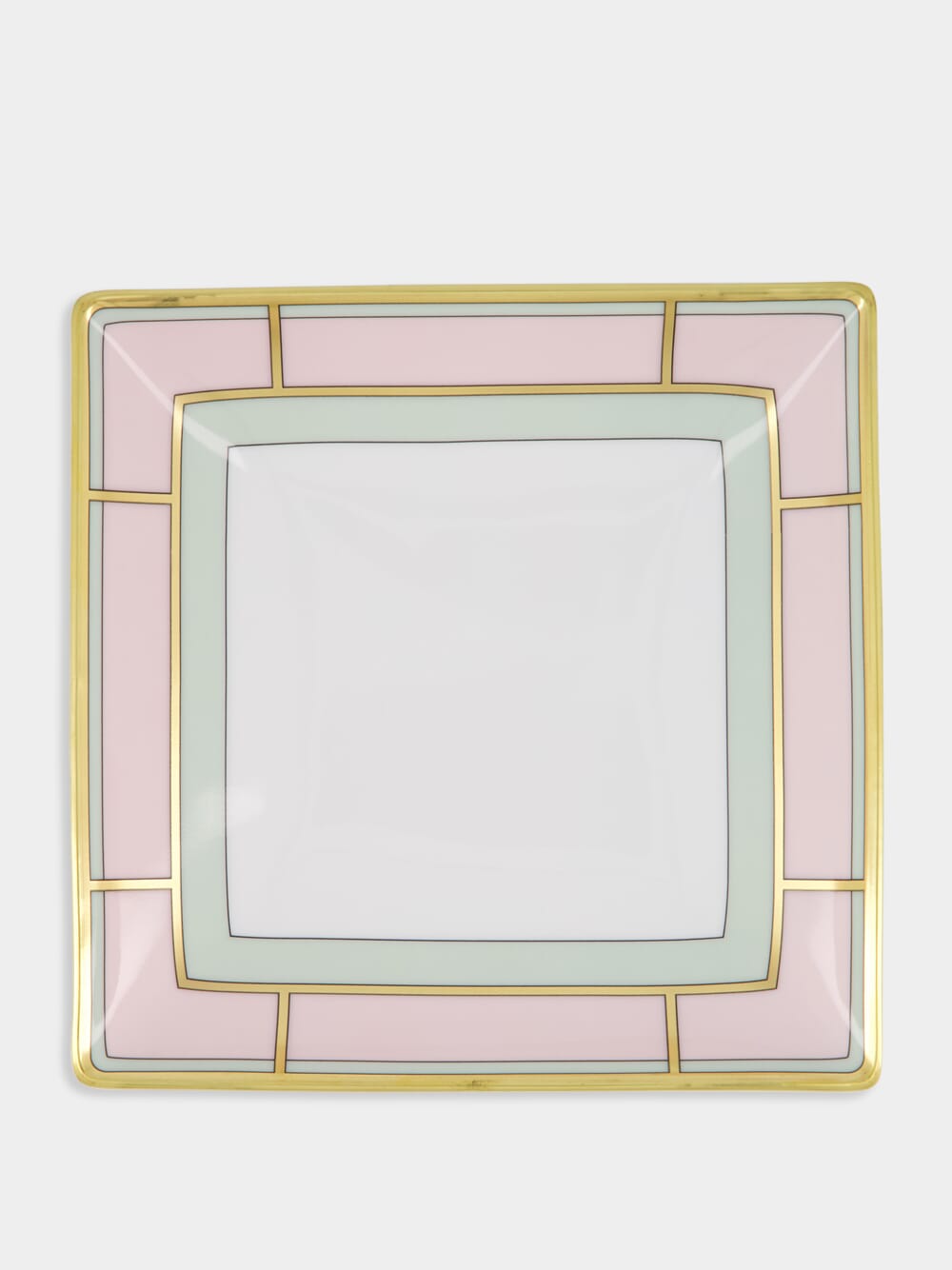 Rosa Porcelain Diva Square Tray