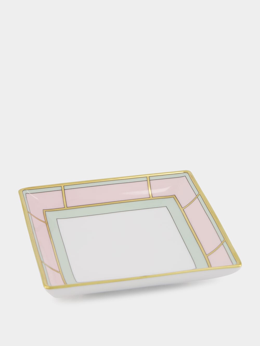 Rosa Porcelain Diva Square Tray