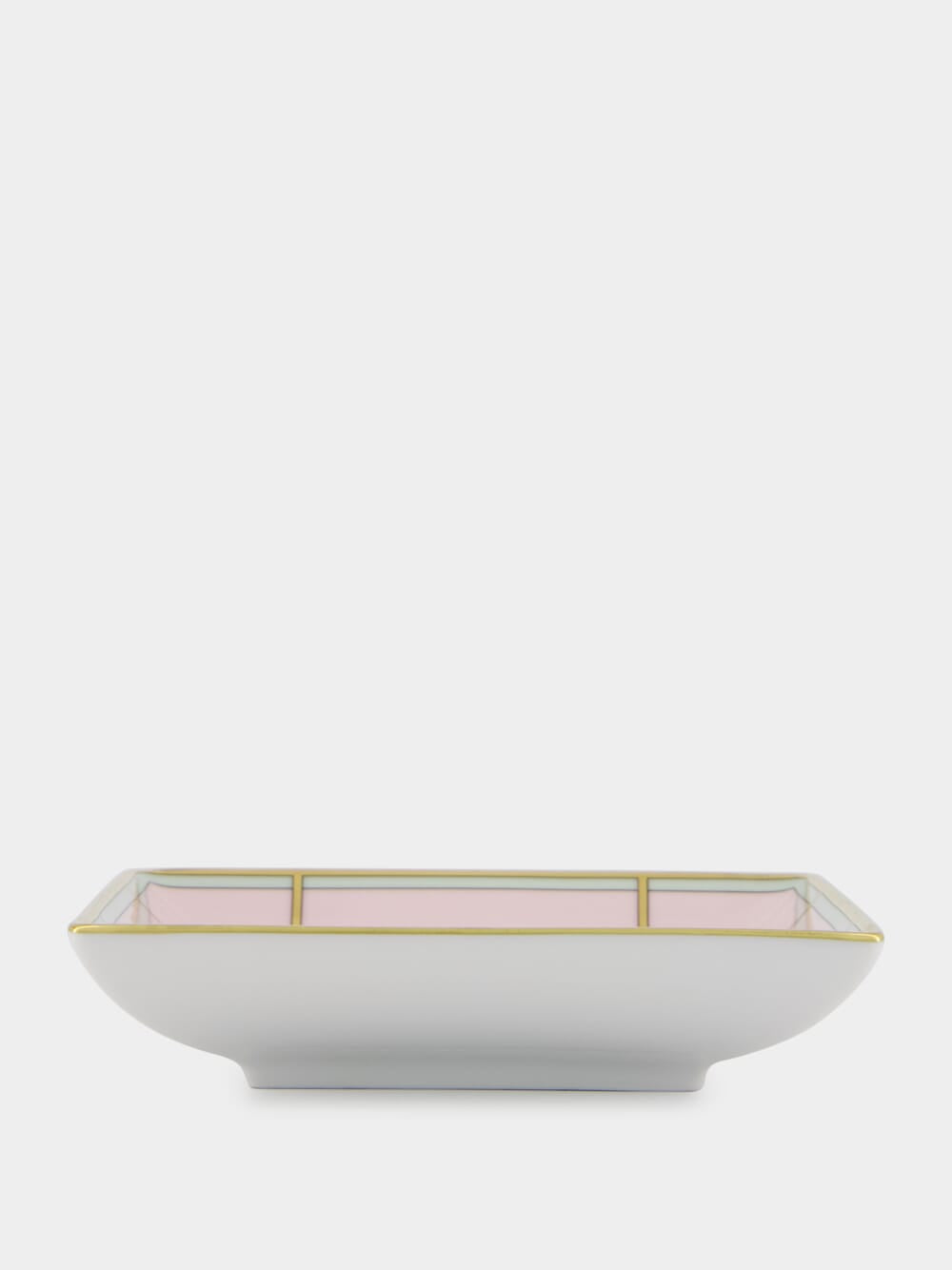 Rosa Porcelain Diva Square Tray