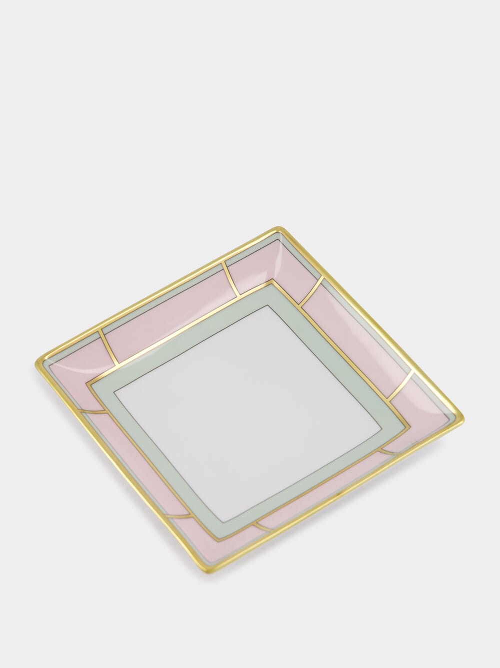 Rosa Porcelain Diva Square Tray