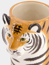 Quail Ceramics Tiger utensil pot