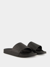 Frescobol Carioca Black Humberto Leather Sliders